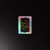 Jack of Diamonds Holographic Sticker - Image 2